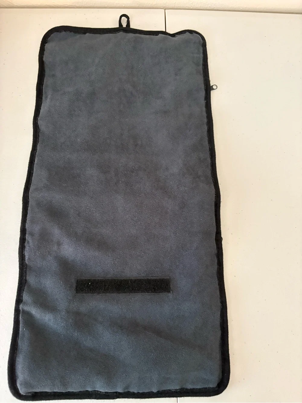 Silver SafeKeeper Black Velvet 18 Pocket Jewelry Organizer with Clear Pockets